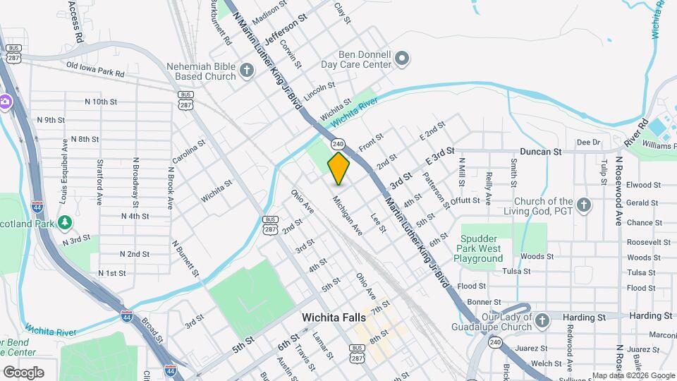 406 2nd St Map and Location Details