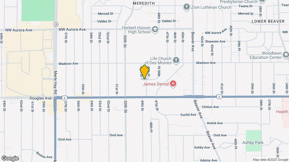 3846 48th Pl Mapa y Detalles de la Ubicación