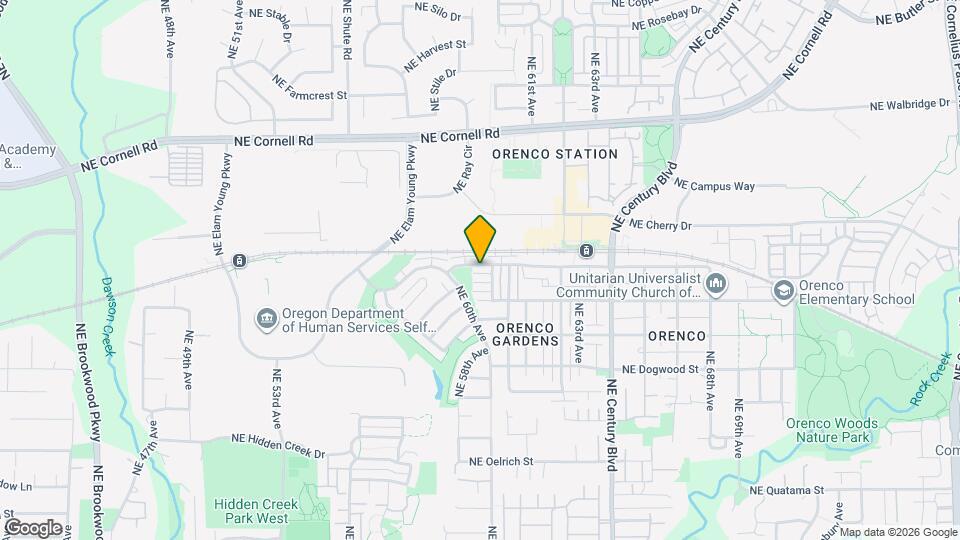 6020 NE Alder St Map and Location Details