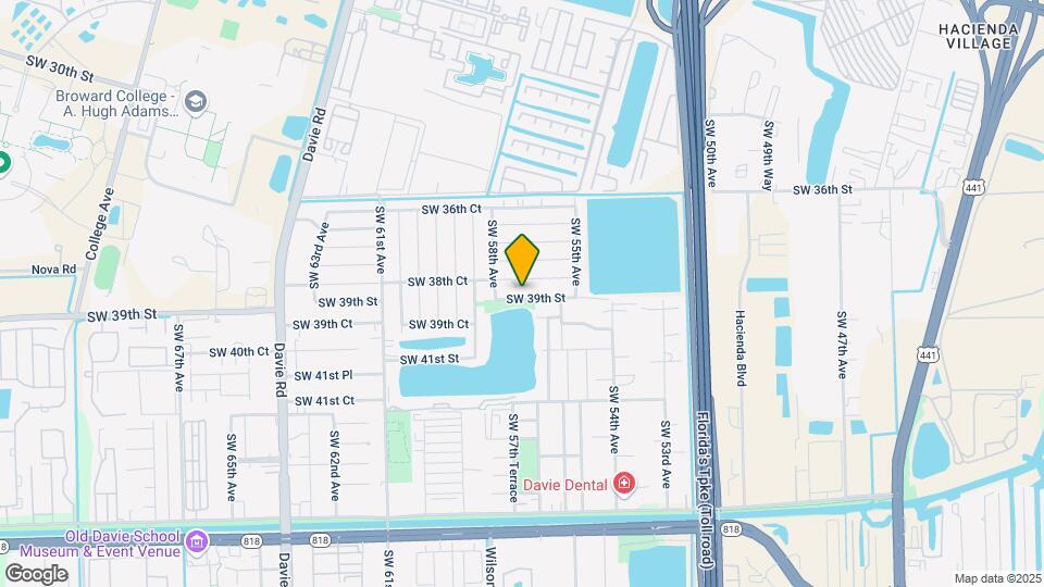 5721 SW 39th St Map and Location Details