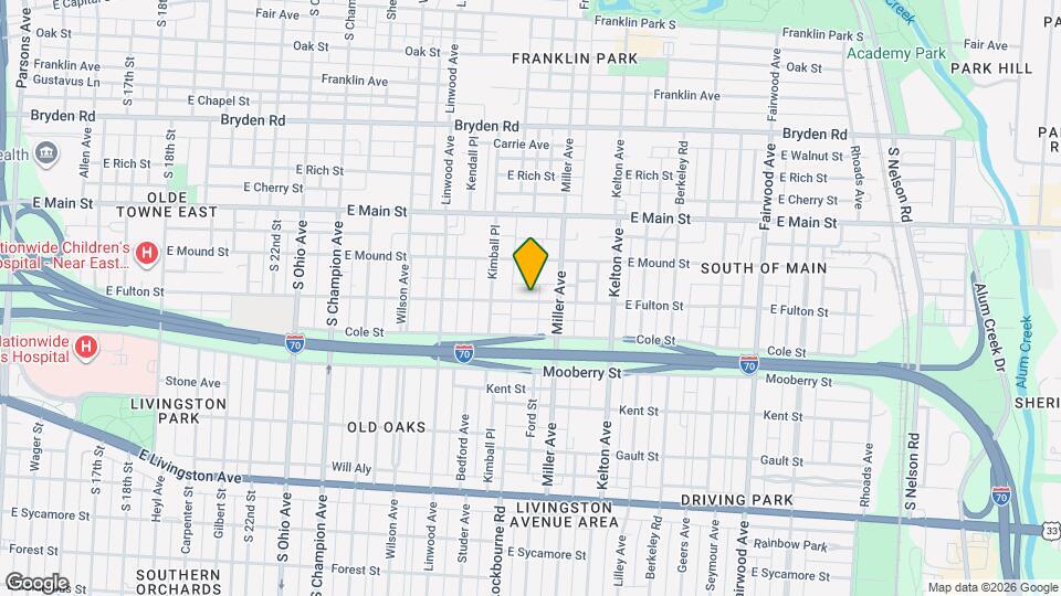 1378 E Fulton St Mapa y Detalles de la Ubicación