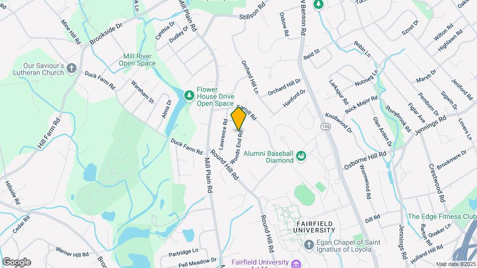 161 Woods End Rd Map and Location Details