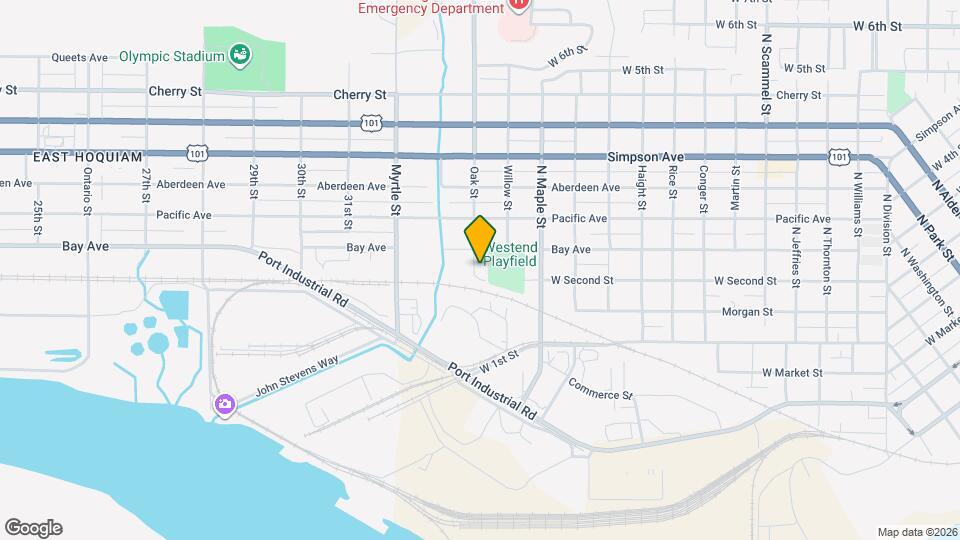 304 Oak St Map and Location Details