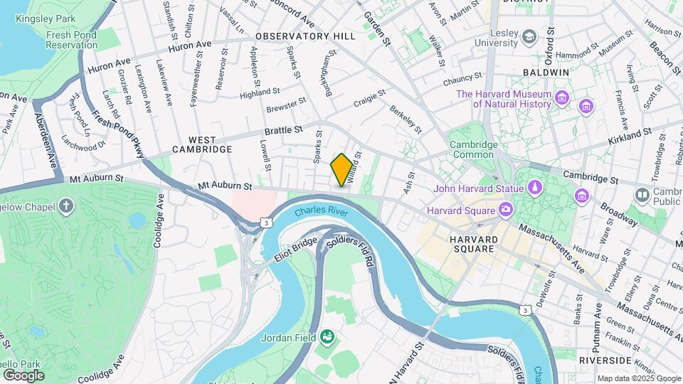 193 Mt Auburn St Mapa y Detalles de la Ubicación