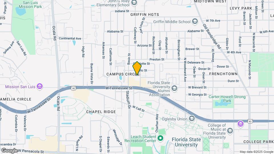 Campus Walk Mapa y Detalles de la Ubicación