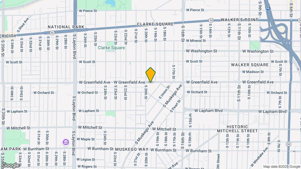 1921-1923 W Greenfield Ave Map and Location Details