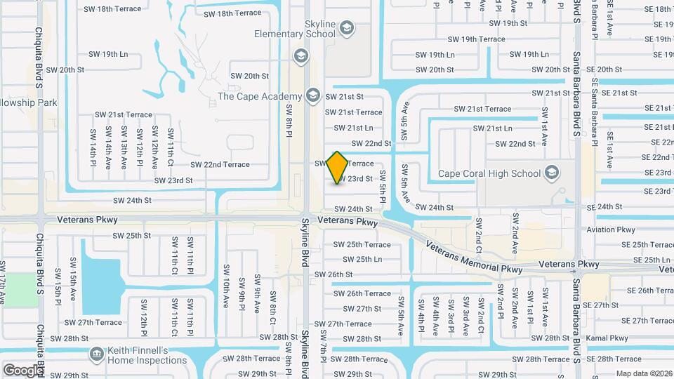 705 SW 23rd Terrace Map and Location Details