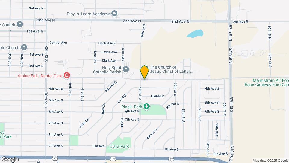 4604 3rd Ave S Mapa y Detalles de la Ubicación