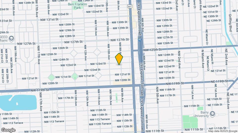 12230 NW 8th Ave Map and Location Details