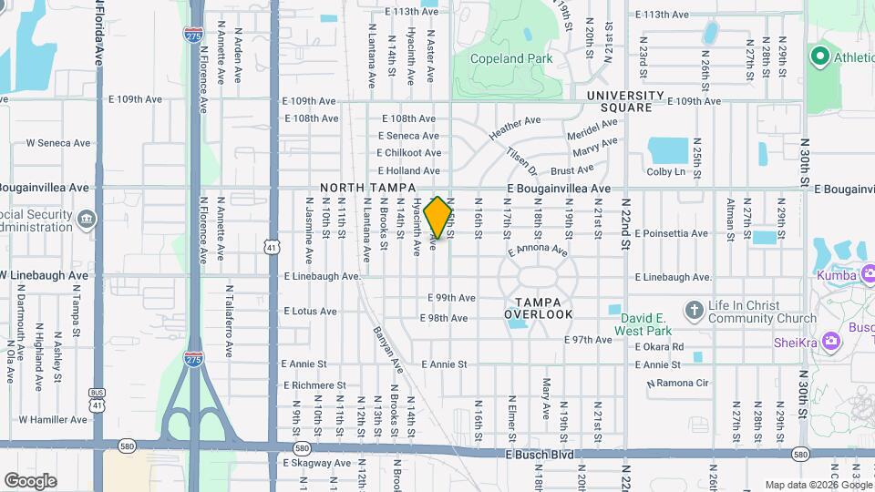 10015 N Aster Ave Map and Location Details