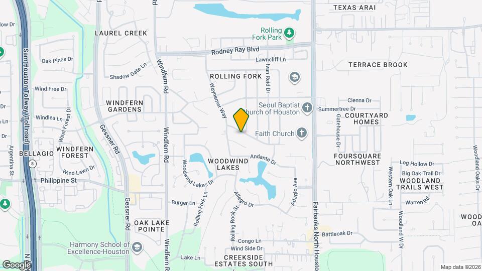 8903 Wilson Reid Dr Map and Location Details