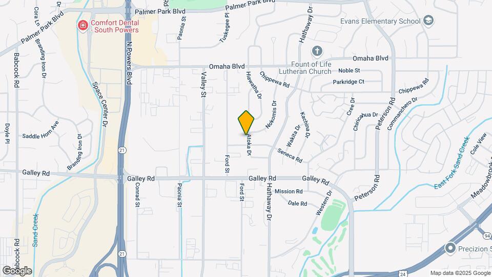 1208 Atoka Dr Map and Location Details