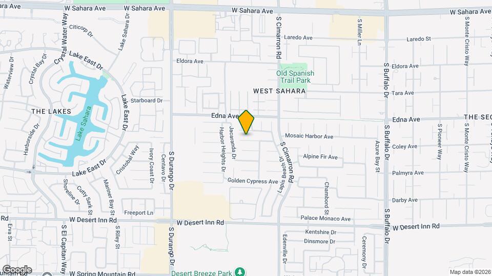 8328 Crown Peak Ave Map and Location Details