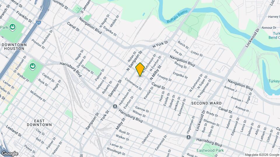 74 N Hutcheson St Map and Location Details