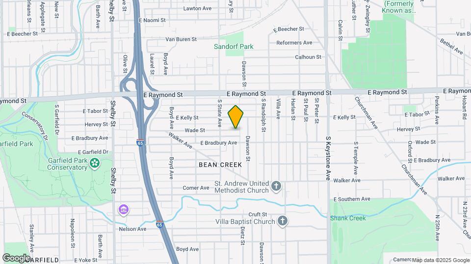 1735 Wade St Mapa y Detalles de la Ubicación