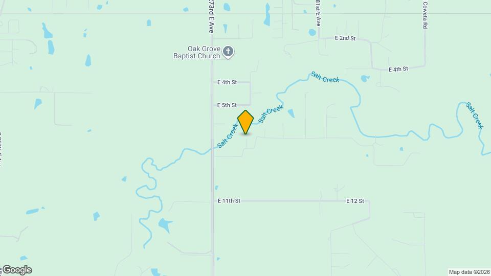 630 S 276th E Ave Map and Location Details