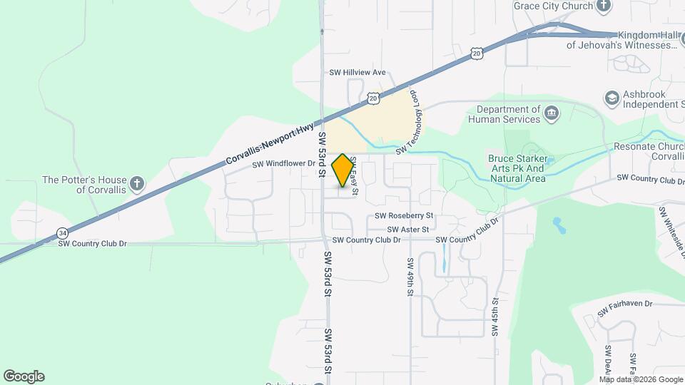 5257 SW Secher Ln Map and Location Details