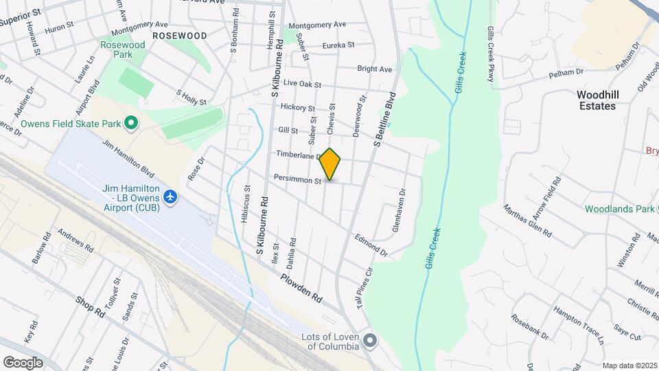 3900 Persimmon St Map and Location Details