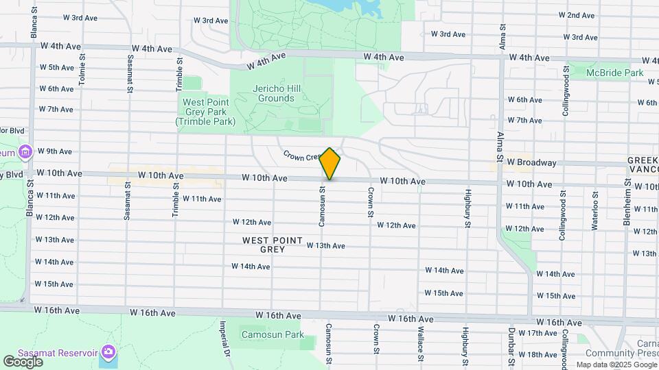 4084 W 10th Ave Map and Location Details
