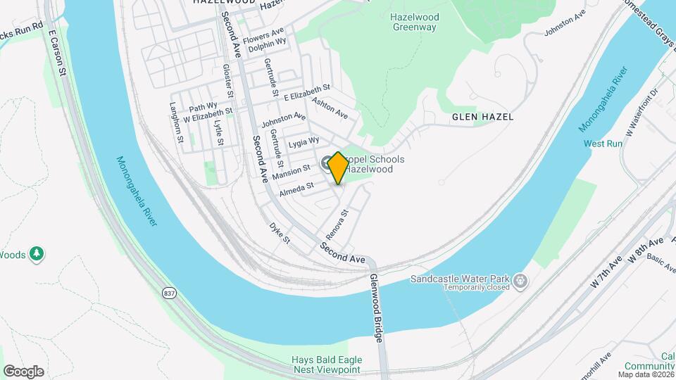 5417 Glenwood Ave Map and Location Details