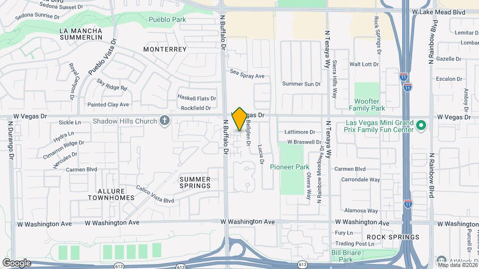 1453 Morro Creek St Map and Location Details