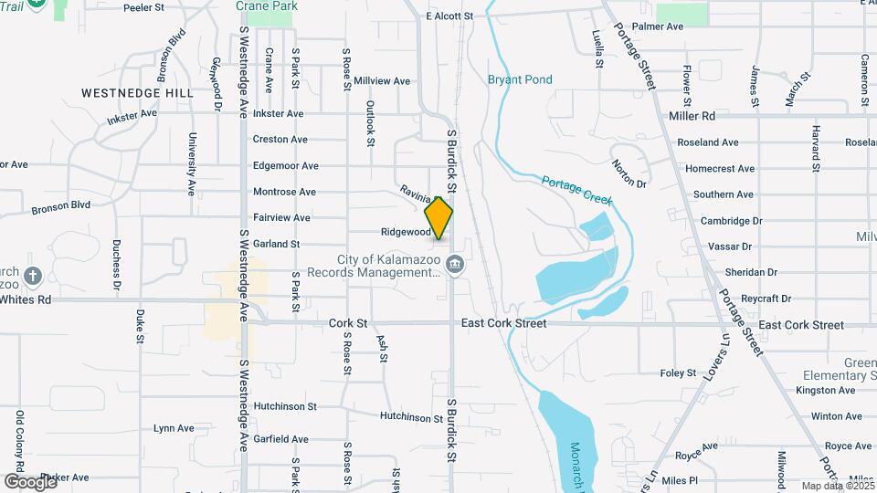 2832 S Burdick St Map and Location Details