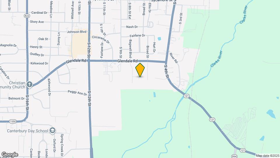 707 Bagwell Ct Map and Location Details