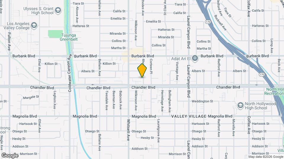 12402 Cumpston St Map and Location Details