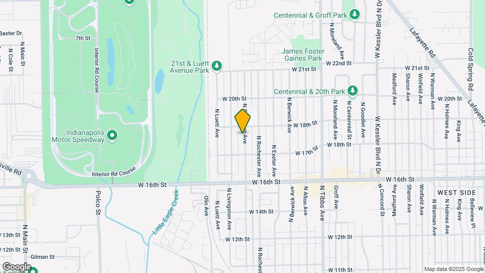 1736 N Somerset Ave Map and Location Details