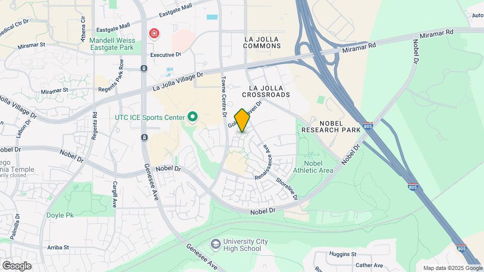 5560 Renaissance Ave Mapa y Detalles de la Ubicación