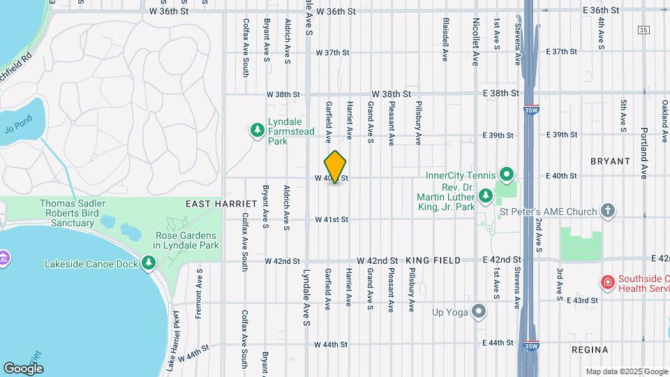 4011 Garfield Ave Map and Location Details
