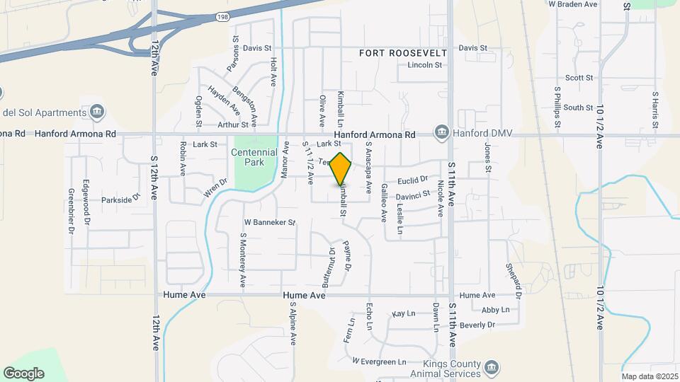 1152 Kimball St Map and Location Details