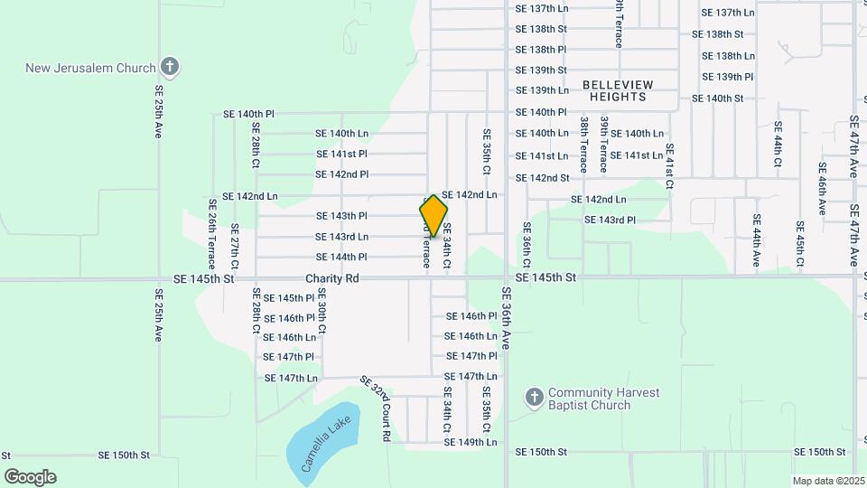 14409 SE 33rd Terrace Map and Location Details