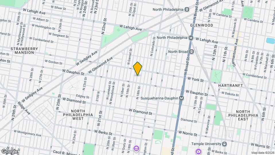 2329 N Cleveland St Map and Location Details