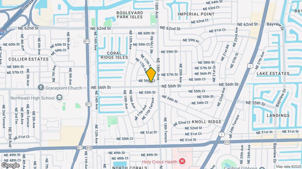 1721 NE 56th St Map and Location Details