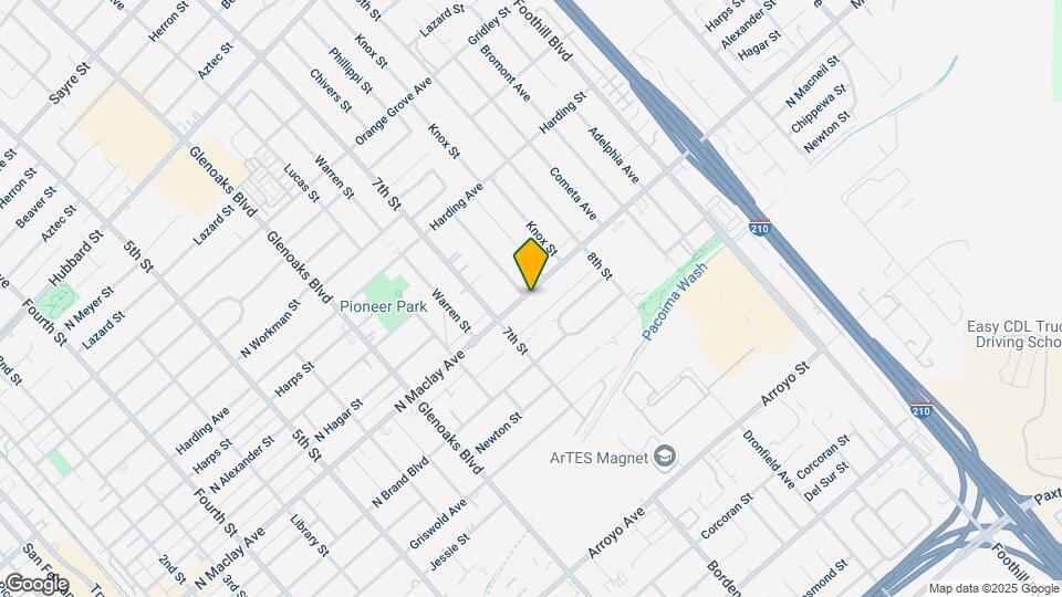 1038 N Maclay Ave Map and Location Details