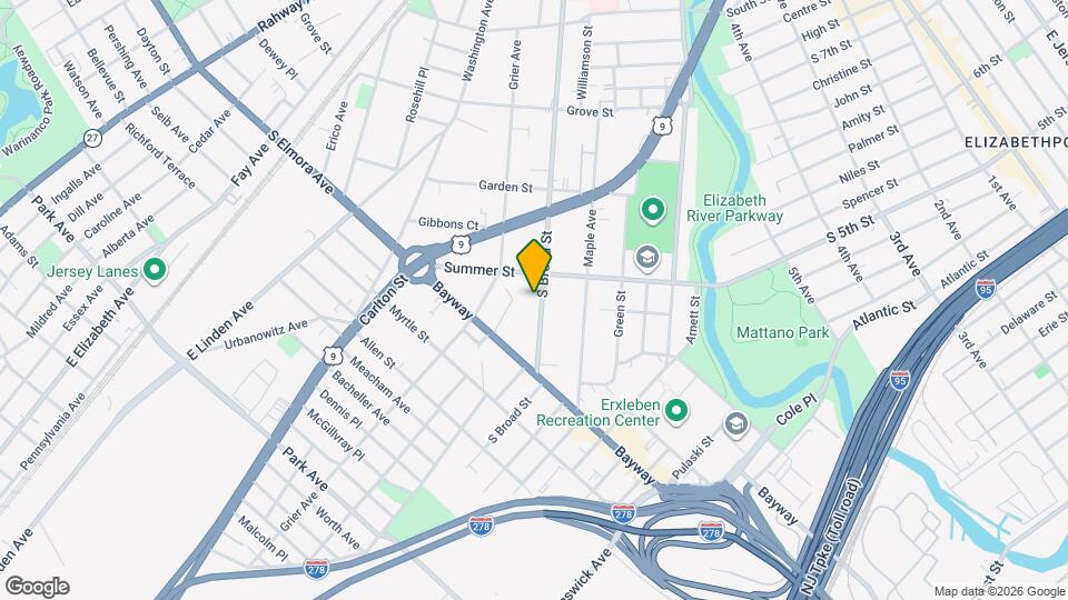 618 S Broad St Map and Location Details