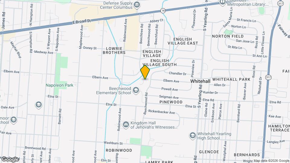 406 Beechtree Rd Map and Location Details