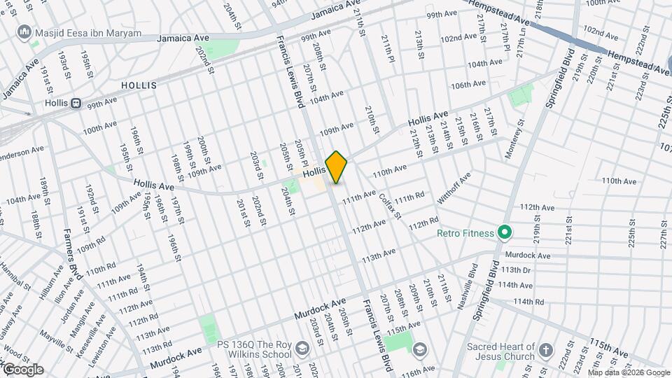 109-87 Francis Lewis Blvd Map and Location Details