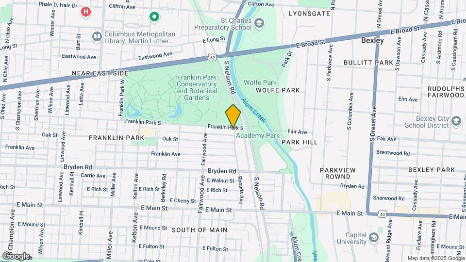 1869-1873 Franklin Park S Mapa y Detalles de la Ubicación