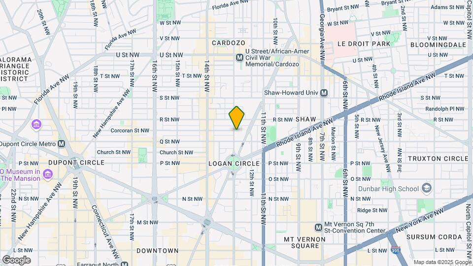 1617 1/2 13th St NW Map and Location Details