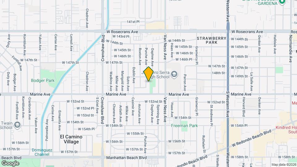 14924 Purche Ave Map and Location Details