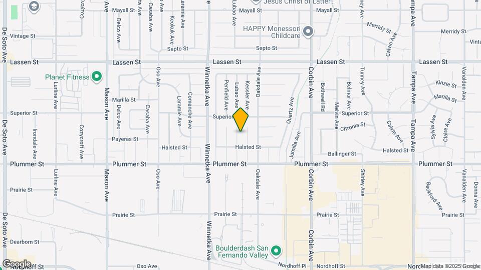 9626 Lubao Ave Mapa y Detalles de la Ubicación