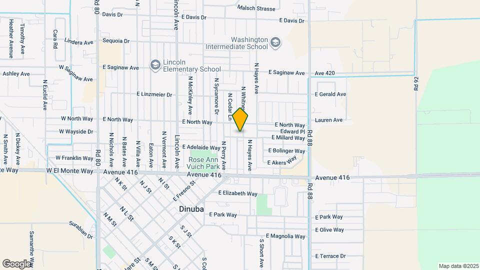 1181 E Millard Way Map and Location Details