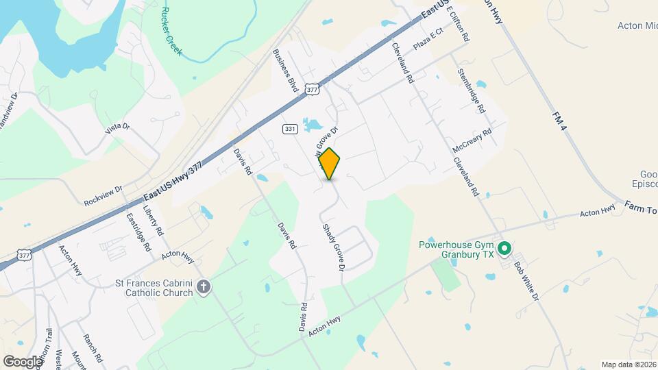 604 Shady Grove Dr Map and Location Details