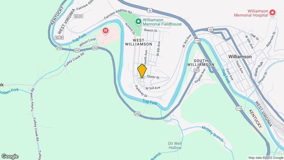 303 Hill St Map and Location Details