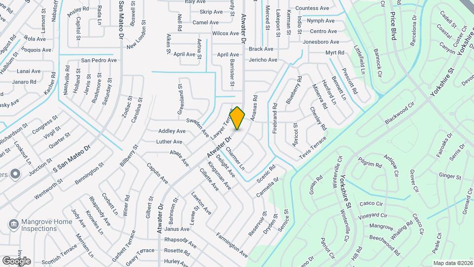 2606 Atwater Dr Map and Location Details