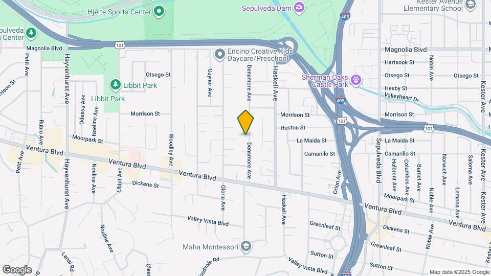 4915 Densmore Ave Map and Location Details