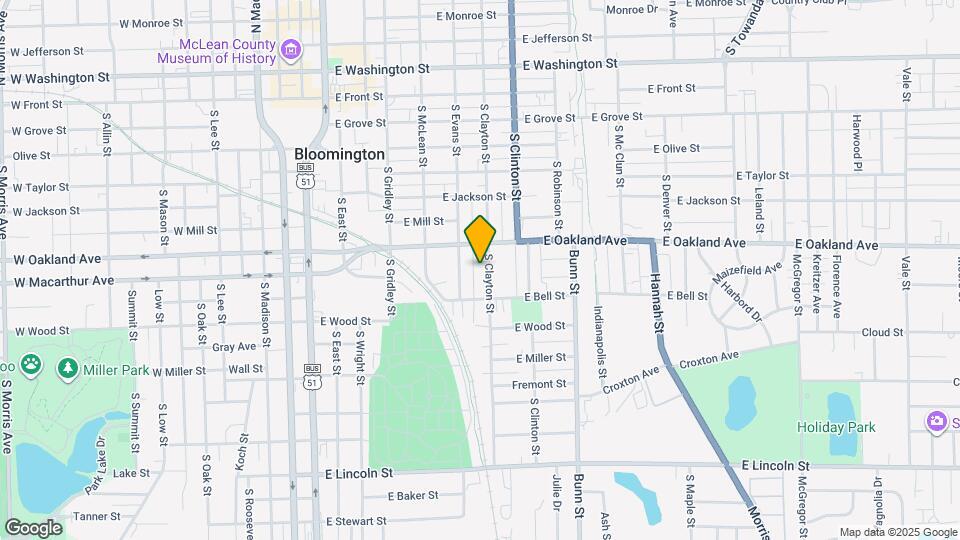 611 S Clayton St Mapa y Detalles de la Ubicación