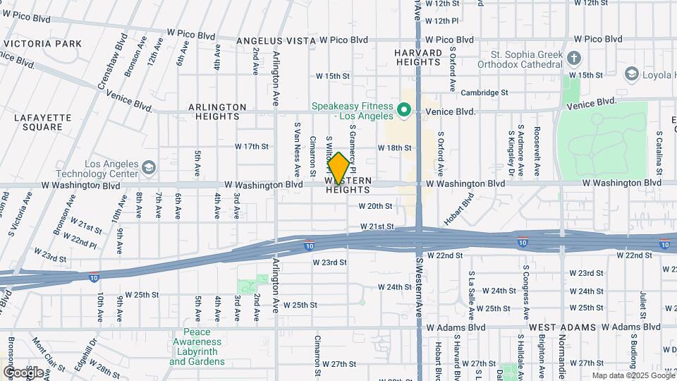 2360 W Washington Blvd Mapa y Detalles de la Ubicación